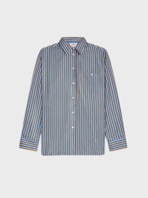 oversized shirt IN silk twill