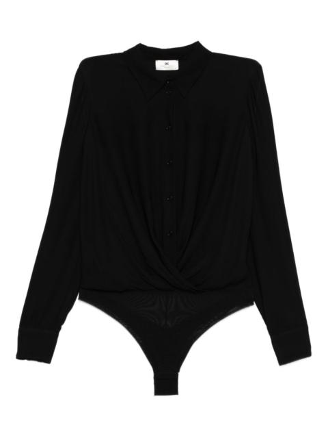twist-front button bodysuit
