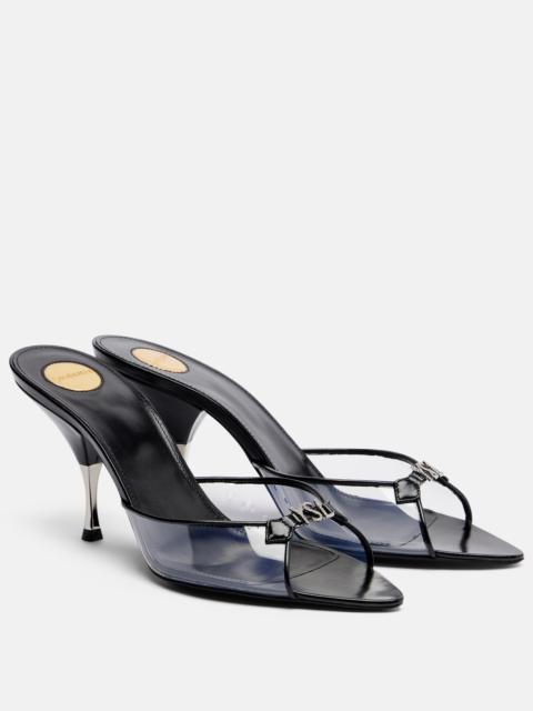 Jerry crystal-embellished mules