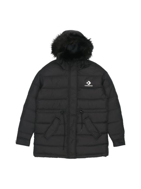 (WMNS) Converse Long Down Jacket 'Black' 10007727-A03