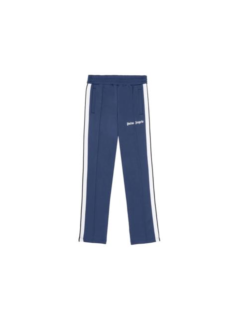 Palm Angels Side Stripe Straight Leg Track Pants Navy Blue