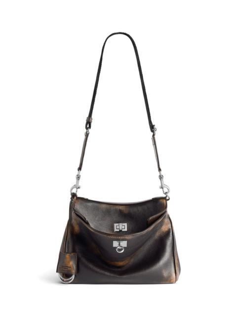 Men's Rodeo Messenger Bag Small in Brown