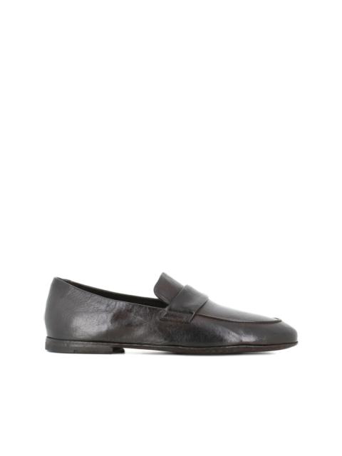 leather loafers