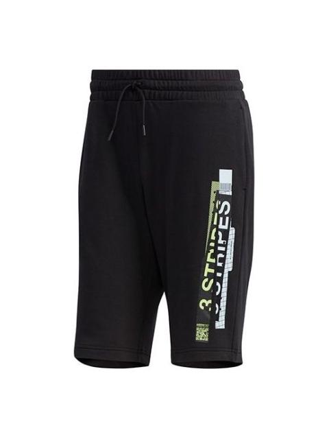 adidas neo M Faves Short 1 Printing Shorts Black FP7299