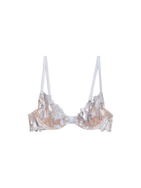 Lily Embroidery Plunge Demi Bra