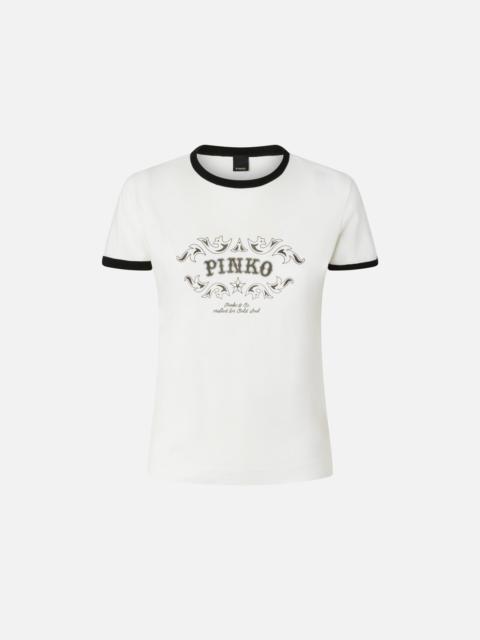 T-SHIRT WITH LOGO PRINT