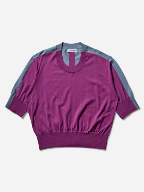 Men's Zafar Knitted Top Chinese Purple / Dusty Blue