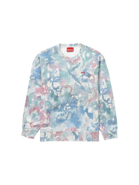 Supreme Small Box Crewneck Watercolor Floral