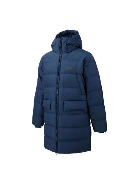 PUMA Winter Jacket Down Coat 'Navy' 672437-73