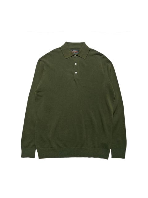 Knit Polo 12G Olive