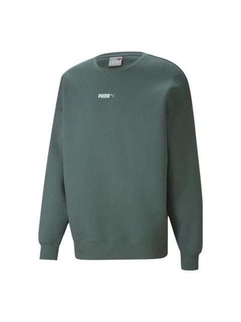 PUMA Small Logo Crew Neck Sweatshirt ' Green' 534365-68