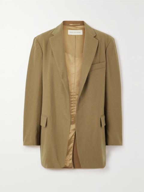 Wool-blend Twill Blazer