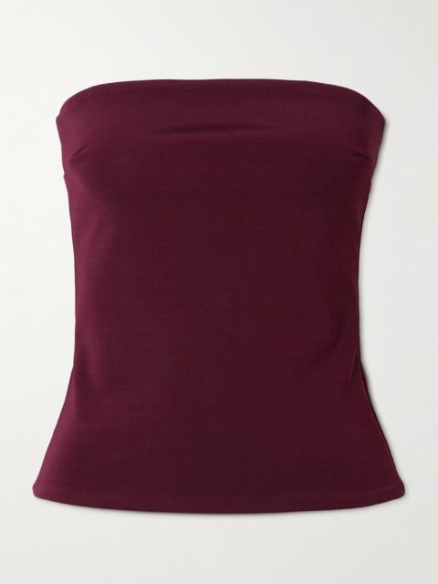 Illi Strapless Stretch-knit Top