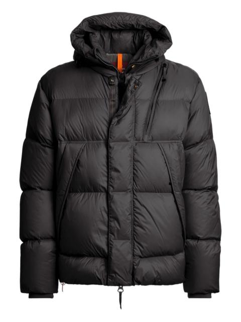 hooded puffer jacket