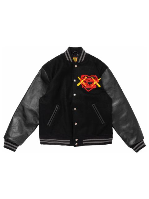 Human Made x KAWS Varsity II Jacket Black