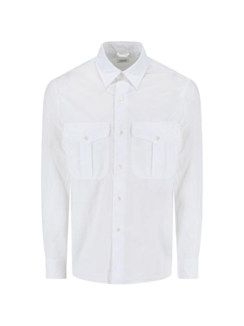 button-down chest-pockets shirt