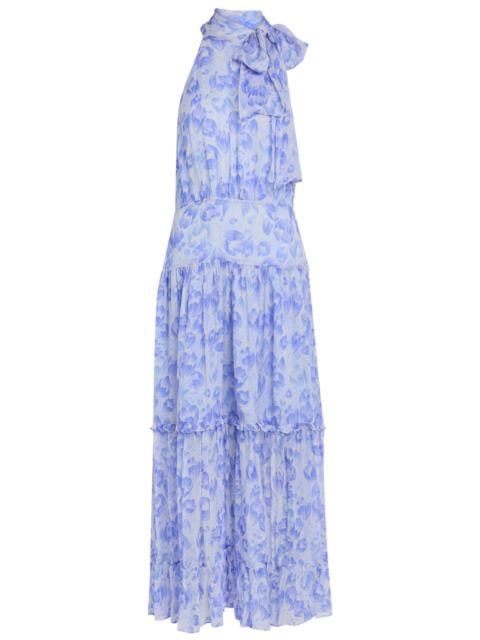Rixo Abi Floral-print Chiffon Maxi Dress