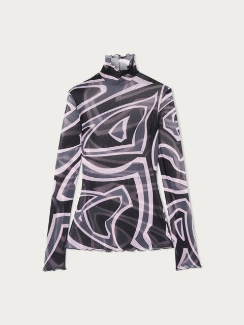 LABIRINTO PRINT TULLE TOP