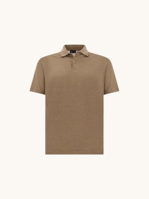 COTTON AND SILK POLO