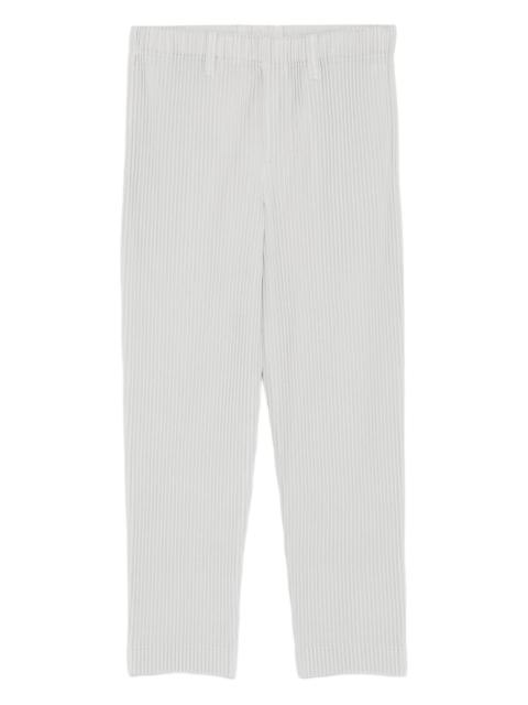 plissé elasticated  trousers