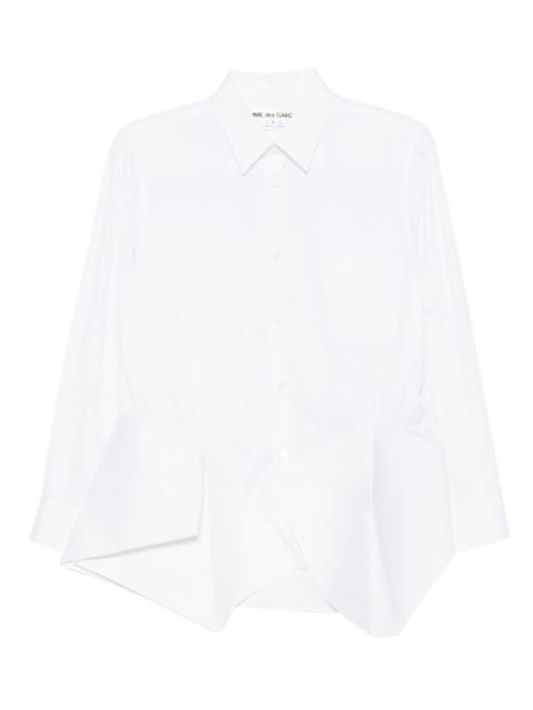 asymmetric long-sleeves shirt