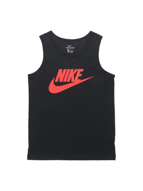 Nike AS Nike Sportswear TANK ICON FUTURA 'Black Red' AR4992-010