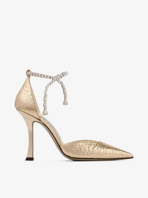 Stevie 100
Gold Crushed Metallic Pumps