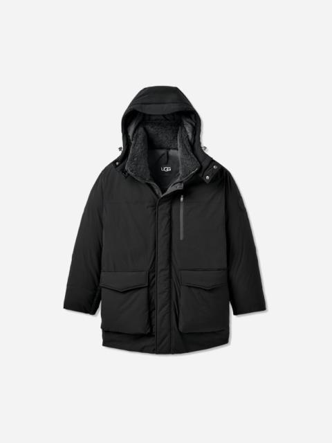 ® Men's Eamon Down Parka Jacket Polyester in Black