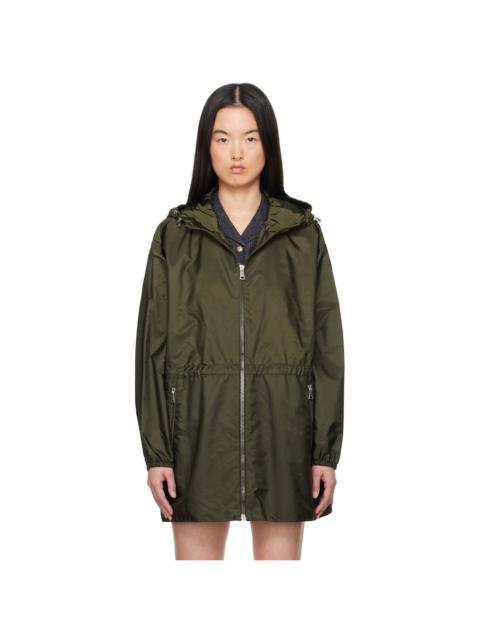 Green Wete Hooded Jacket