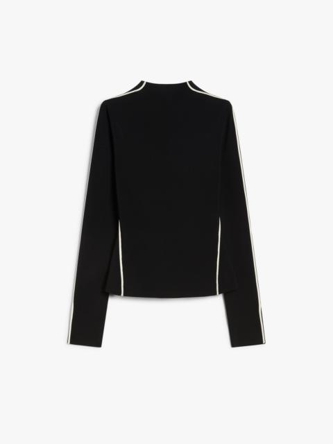 ADDA Fitted jumper with contrasting trims