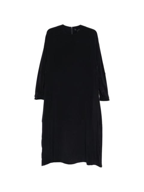 batwing-sleeve dress
