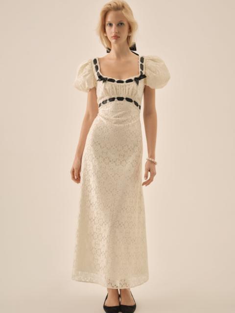 Creampuff Lace Maxi Dress