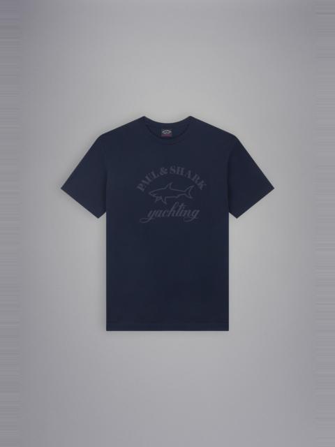 COTTON T-SHIRT WITH PRINTED LOGO