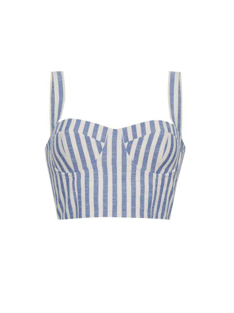 Claudine Top
Add To Your Claudine Collection In This Vibrant Blue Stripe