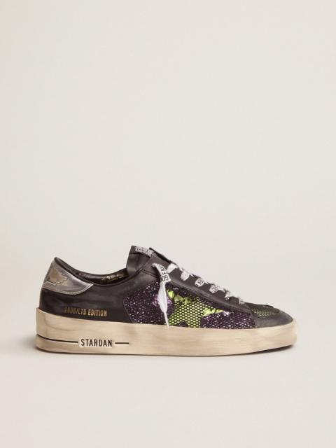 Women’s LAB Limited Edition Stardan sneakers with glitter and fluorescent yellow details