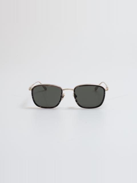 Newton Sunglasses in Buffalo Horn and 925 Sterling Silver