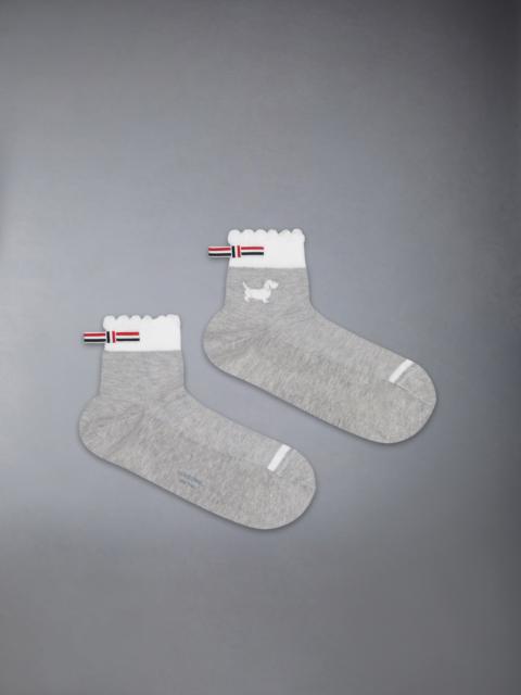 POINTELLE STITCH HECTOR CREW SOCKS