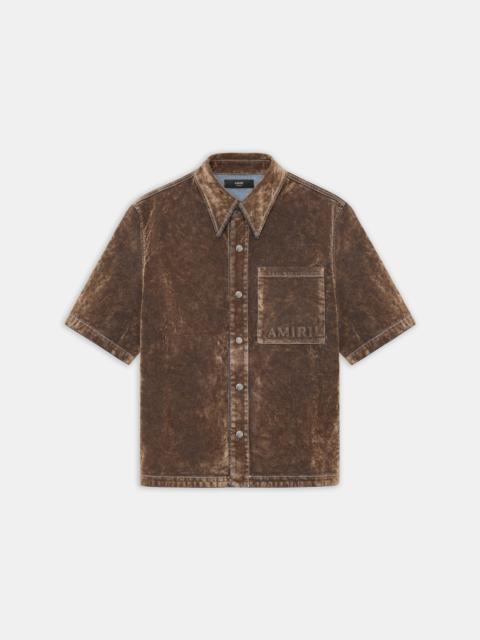 VELVET CAMP SHIRT