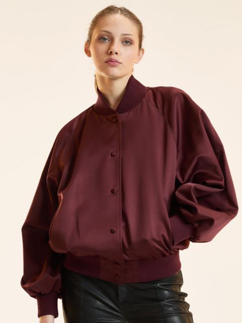 Satin Bomber Jacket