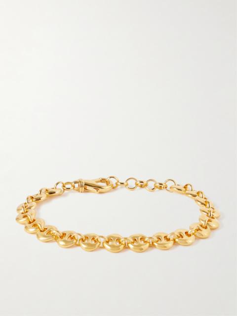 Small Circle Link Gold Vermeil Bracelet