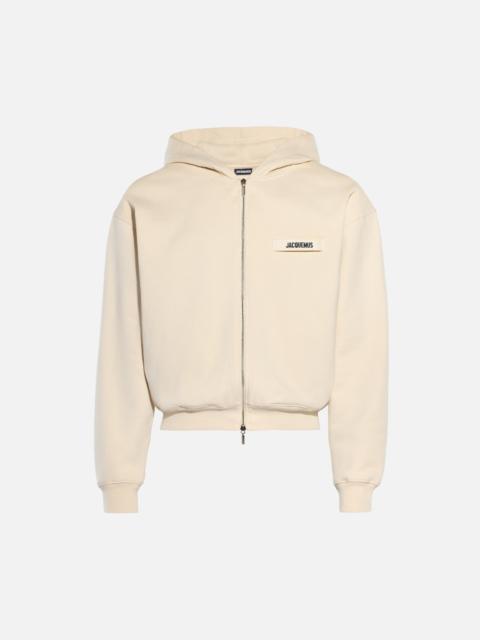 The Gros Grain zipped hoodie