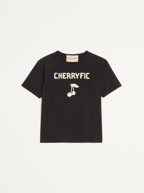 COTTON T-SHIRT WITH CHERRYFIC PRINT