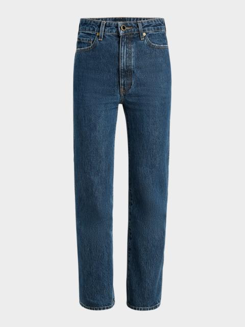 Abigail High-Rise Straight-Leg Jeans