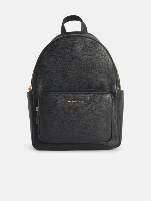 'TANNER' MEDIUM BACKPACK IN BLACK HAMMERED LEATHER