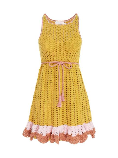 LAUREL CROCHET MINI DRESS