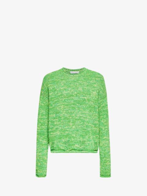 SPACE DYE CREWNECK SWEATER