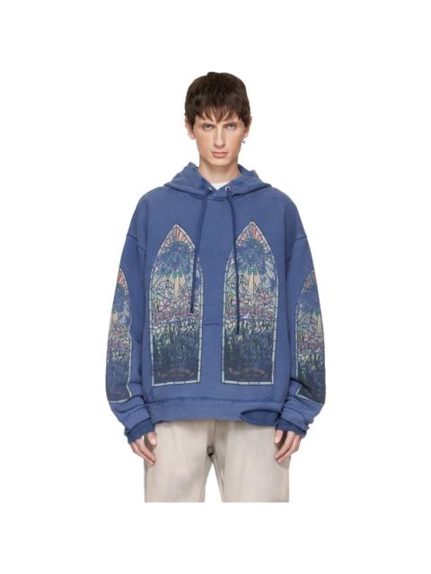 Blue Faded Hoodie