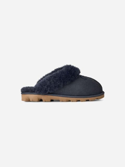 ® Women's Coquette Durable Sheepskin Slipper in Dark Indigo