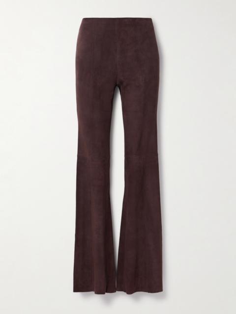Gégé Suede Flared Pants