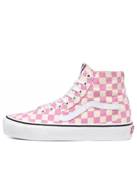 Vans Checkerboard SK8-HI Tapered Shoes Pink VN0A4U16XHV